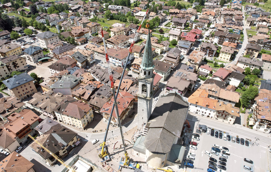 Manitowoc: Two Grove all-terrain cranes team up to repair historic Italian church
